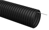 Труба гофр. гибкая П IEK CTG20-20-K02-100-1 внеш.D=20мм с протяжкой 100м чёрн.