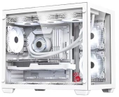 Корпус Bloody BD-CC108 белый без БП mATX 9x120mm 2xUSB3.0 audio bott PSU