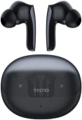 Гарнитура внутриканальные Tecno Sonic 2 SC02 черный беспроводные bluetooth в ушной раковине (SC02 BLACK)