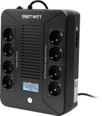 Источник бесперебойного питания Smartwatt Safe Pro LCD 600Вт 1000ВА черный