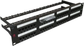 Патч-панель Sysmatrix PP 1902U.S485EU.M 19" 2U 48xRJ45 кат.5E UTP