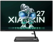 Моноблок Lenovo XiaoXin 27" Full HD i5 12450H (2) 16Gb SSD512Gb UHDG Windows 11 Pro GbitEth WiFi BT 90W клавиатура мышь Cam черный 1920x1080