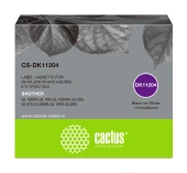 Картридж ленточный Cactus CS-DK11204 DK-11204 черный на белом для Brother P-touch QL-500, QL-550, QL-700, QL-800