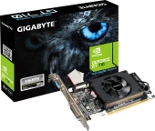Видеокарта Gigabyte PCI-E 2.0 GV-N710D3-2GL 2.0 NVIDIA GeForce GT 710 2Gb 64bit DDR3 954/1600 DVIx1 HDMIx1 CRTx1 HDCP Ret low profile