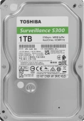 Жесткий диск Toshiba SATA-III 1Tb HDWV110UZSVA Surveillance S300 (5700rpm) 64Mb 3.5"