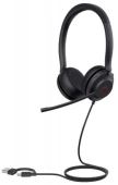 Гарнитура проводная Yealink UH35 Dual UC USB-C/A черный