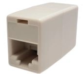 Адаптер Suprlan 10-0337 проходн. RJ45 кат.5E UTP бежевый