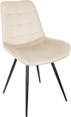 Стул для дома Бюрократ CH-K2 бежевый Holland 06 металл черный на ножках (CH-K2_1/HL07)