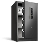 Сейф офисный Deli ET597 800x480x420мм электронный/ключевой/биометрический трейзер