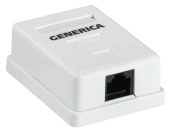 Розетка ITK CS2-1C5EU-12-G настенная 49.2x65.5x25.2мм RJ45 пластик белый