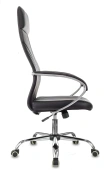 Кресло эргономичное Бюрократ CH-610SL черный экокожа крестов. металл хром