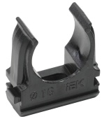 Держатель IEK CTA10D-CF16-K02-100 с защелкой 16мм полистирол черный