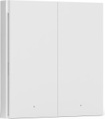 Умный выключатель Aqara Wireless Remote Switch H1 2-хкл. белый (WRS-R02)
