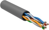 Кабель информационный ITK Generica BC1-C5E04-121-305-T-R-G кат.5E UTP 4 пары 24AWG 100Om LSZH внутренний 305м серый