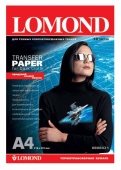 Термотрансфер Lomond 0808421 A4/140г/м2/10л./белый для темных тканей