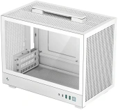 Корпус Deepcool CH160 белый без БП miniITX 7x120mm 1xUSB3.0 audio bott PSU