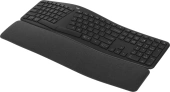 Клавиатура Logitech K860 черный USB беспроводная BT/Radio Multimedia Ergo (подставка для запястий) (920-010359)