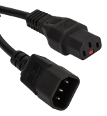 Шнур питания Lanmaster LAN-PP13/14-3.0-BK черный