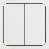 Умный выключатель Yandex YNDX-00535 2-хкл. универсальный белый