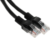 Патч-корд Premier PP12-1M/BK 1000Гбит/с UTP 4 пары cat.5E CCA molded 1м черный RJ-45 (m)-RJ-45 (m)