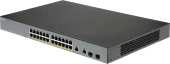 Коммутатор Zyxel GS1350-26HP-EU0101F (L2) 24x1Гбит/с 2xКомбо(1000BASE-T/SFP) 24PoE+ 375W управляемый