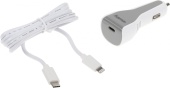 Автомобильное зар./устр. Hama H-183317 30W 3A (PD) USB Type-C для Apple белый (00183317)