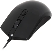 Мышь Оклик 207M черный оптическая 2400dpi USB 4but (1474598)