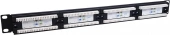 Патч-панель NTSS NTSS-PP-1U-24-UTP-RJ45-6-D 19" 1U 24xRJ45 кат.6 UTP