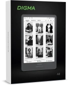 Электронная книга Digma A8 7.8" E-ink HD Carta 1873x1404 Touch Screen 1.8Ghz 3072/32Gb/SD/microSDHC/подсветка дисплея темно-серый