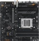 Материнская плата Asus TUF GAMING A620M-PLUS WIFI Socket AM5 AMD A620 4xDDR5 mATX AC`97 8ch(7.1) 2.5Gg RAID+HDMI+DP