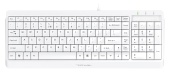 Клавиатура A4Tech FK15 белый USB (FK15 WHITE) кабель 1.5м