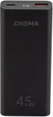 Мобильный аккумулятор Digma DGPF10E 10000mAh QC3.0/PD3.0 45W 4.5A USB-A/USB-C черный (DGPF10E45ABK)