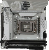 Материнская плата MSI MPG Z890I EDGE TI WIFI Soc-1851 Intel Z890 2xDDR5 mini-ITX AC`97 8ch(7.1) 5Gigabit RAID+HDMI