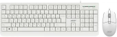 Клавиатура + мышь Acer OCC400 клав:белый мышь:белый USB (ZL.ACCCC.014)