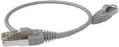 Патч-корд Sysmatrix PC 4545.5ES26.03LSZHGY F/UTP RJ-45 вил.-вилка RJ-45 кат.5E 0.3м серый LSZH