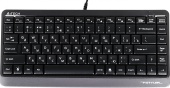 Клавиатура A4Tech FK11 черный USB slim (FK11 USB (GREY)) кабель 1.5м