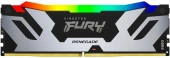 Память DDR5 48GB 6000MHz Kingston KF560C32RSA-48 Fury Renegade Silver RGB RTL Gaming PC5-48000 CL32 DIMM UDIMM 288-pin 1.35В single rank с радиатором Ret