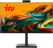 Моноблок IRU Tactio 24ID 24.5" Full HD i5 12450H (2) 16Gb SSD512Gb UHDG Windows 11 Pro 64 GbitEth WiFi BT 120W Cam черный 1920x1080