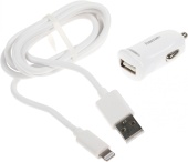 Автомобильное зар./устр. Hama H-183266 12W 2.4A USB для Apple белый (00183266)