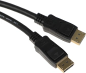Кабель аудио-видео Ningbo V1.2 DisplayPort (m)/DisplayPort (m) 3м. черный