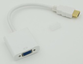 Переходник BE-HDMI-M TO VGA-F HDMI (m)/VGA (f) 0.1м. белый