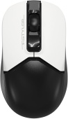 Мышь A4Tech Fstyler FB12S черный/белый оптическая 1200dpi silent беспров. BT/Radio USB 2but (FB12S USB PANDA)