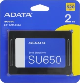 Накопитель SSD A-Data SATA-III 2TB ASU650SS-2TT-R Ultimate SU650 2.5"
