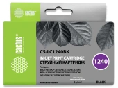 Картридж струйный Cactus CS-LC1240BK черный (24мл) для Brother MFC-J6510/6910DW с чипом