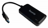 Разветвитель USB 3.0 Buro BU-HUB4-U3.0-S 4порт. черный