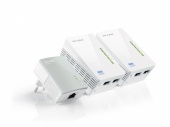 Сетевой адаптер HomePlug AV/Wi-Fi TP-Link TL-WPA4220TKIT Ethernet (ант.внутр.)