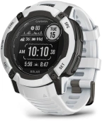 Смарт-часы Garmin Instinct 2X Solar 50мм 1" MIP корп.белый/черный рем.белый (010-02805-04)