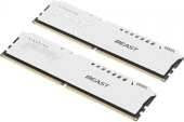 Память DDR5 2x16GB 5600MHz Kingston KF556C36BWEK2-32 Fury Beast White Expo RTL Gaming PC5-44800 CL36 DIMM 288-pin 1.25В kit single rank с радиатором Ret