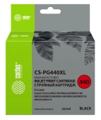 Картридж струйный Cactus CS-PG440XL PG-440XL черный (600стр.) (23мл) для Canon Pixma MG2140/3140/2240/2245/3240/3540/3640/4140/4240/4250/MX374/375/394/434/454/474/514/524/534/TS5140 с чипом