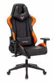 Кресло игровое Zombie VIKING 5 AERO черный/оранжевый эко.кожа с подголов. крестов. пластик